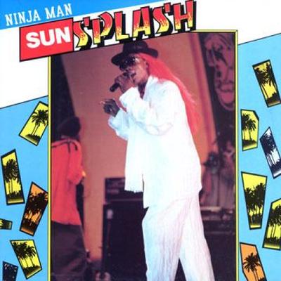 LP Record NINJAMAN - Sunsplash PICLP014 Pickout 1990 Jamaica Reggae, Ska & Dub