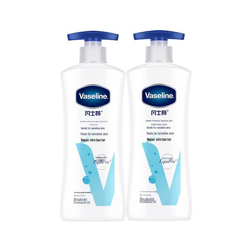 Нежный лосьон для тела Vaseline для чувствительной кожи