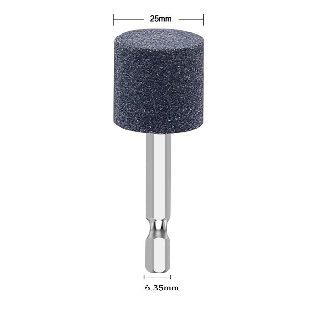 1 Stück Schleifkopf 24x44x35x6.3mm Bohrer Werkzeug Schleifen