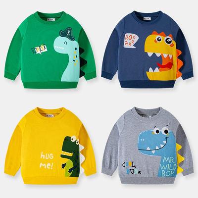 Children's 3D Dinosaur Sweater – New Spring/Autumn Style for Boys