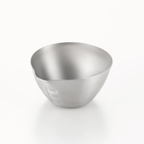 Yoshikawa Stainless Steel Katakuchi Bowl, Small, Made in Japan, Tsubame-Sanjo, Aikata Spout, 1510252