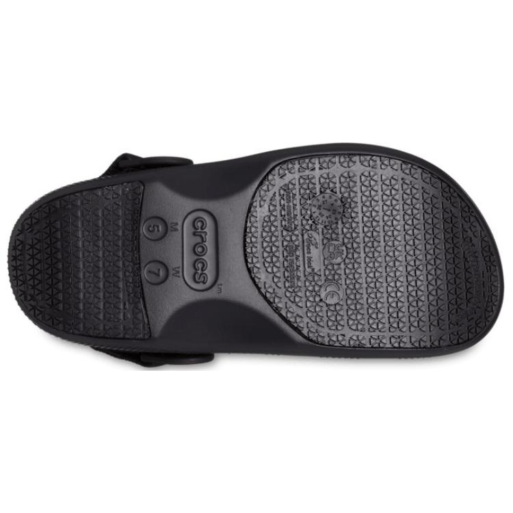 Crocs Classic Slip Resistant Work Clog Comfortable Versatile Clogs Unisex clogs Black 209952-001