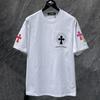 8923 CHROME HEARTS 2026 Summer New High Quality Cotton Round Neck Loose Large Size Men's and Women's T-shirt Couple T-shirt