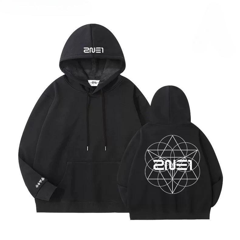 

Лето 2026 KPOP 2NE1 WELCOME BACK Концерт Тот же Оверсайз Худи Мужчины Женщины Харадзюку Худи Хип-Хоп Худи с Капюшоном Одежда Y2k 4XL