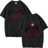 Concert Stray Kids Dominé Combinaison Périphérique Impression Périphérique T-shirt Manches Courtes d'Été Coton Lâche