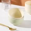 Set of 10 Creamy Ceramic Rice Bowls - Creative, Versatile, and Stylish for 2024