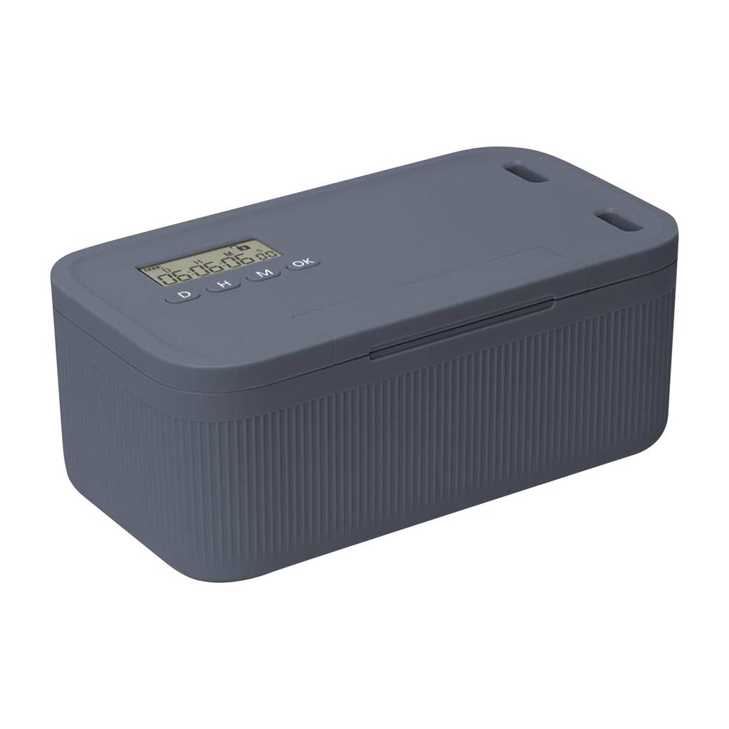 Timer Lock Box Electronic Multipurpose Lockable Storage Box with Combination Lock and Digital Timer Safe Storage Organizer