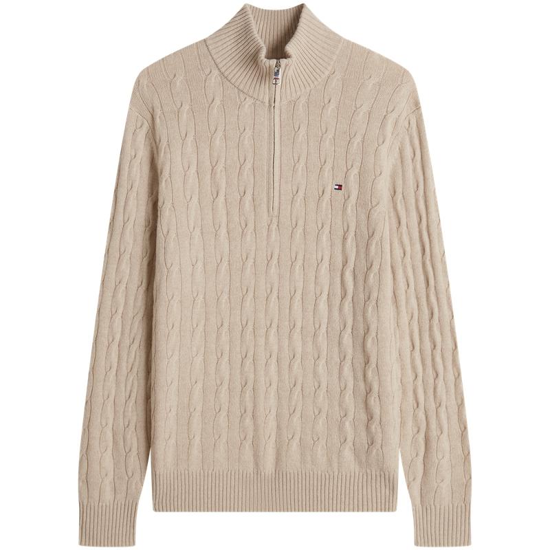 Tommy Hilfiger Cable-knit Half-zip Sweater MW0MW40443
