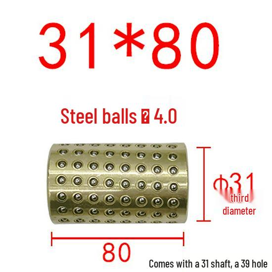 Golden Copper Ball Bearing Cage Mold Guide Bush Holder