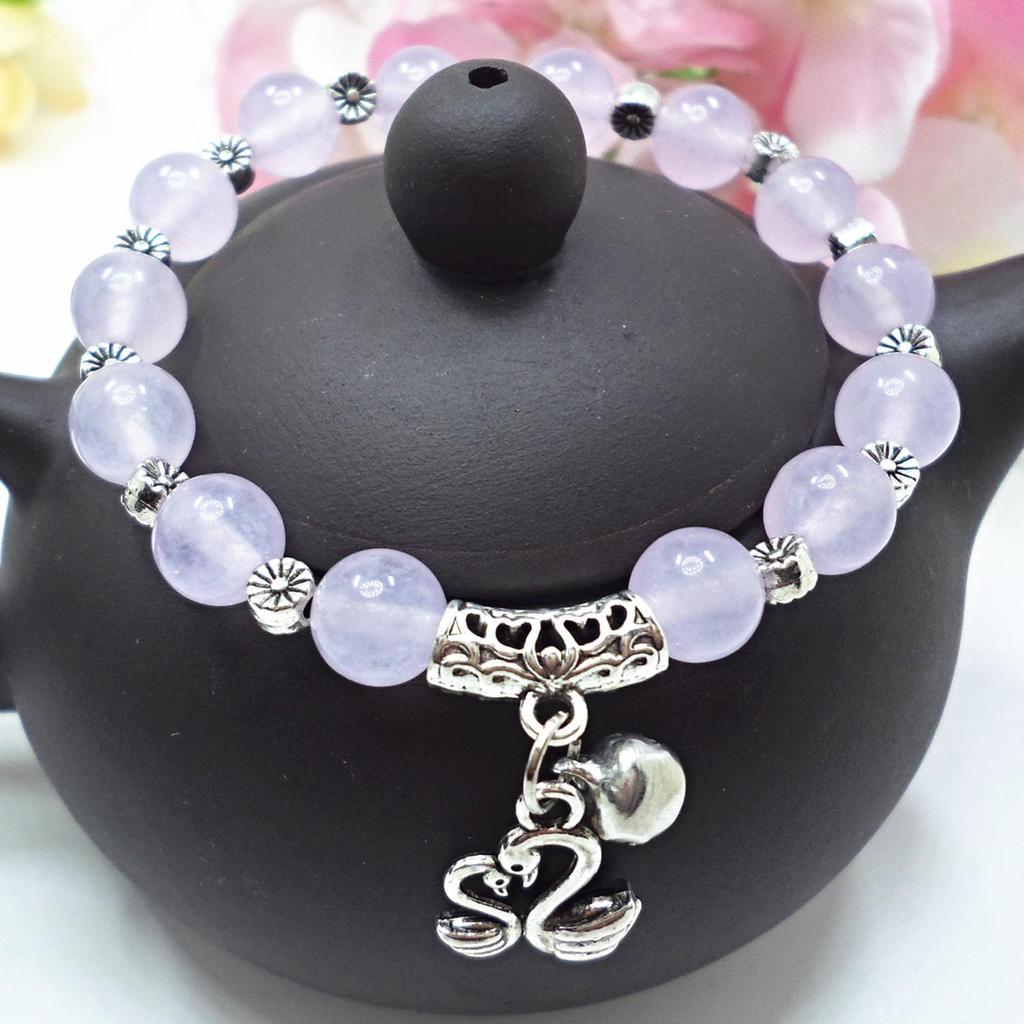 Red Agate Crystal Beaded Bracelet for Women - Handcrafted Couple Jewelry