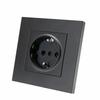 Single Socket Wall Power Socket Plastic Frame Electrical Outlets  Germany Russia