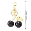 Bag Decoration Delicious Red Cherry Keychain Summer Fruits Cherries Pendant  Car Decoration
