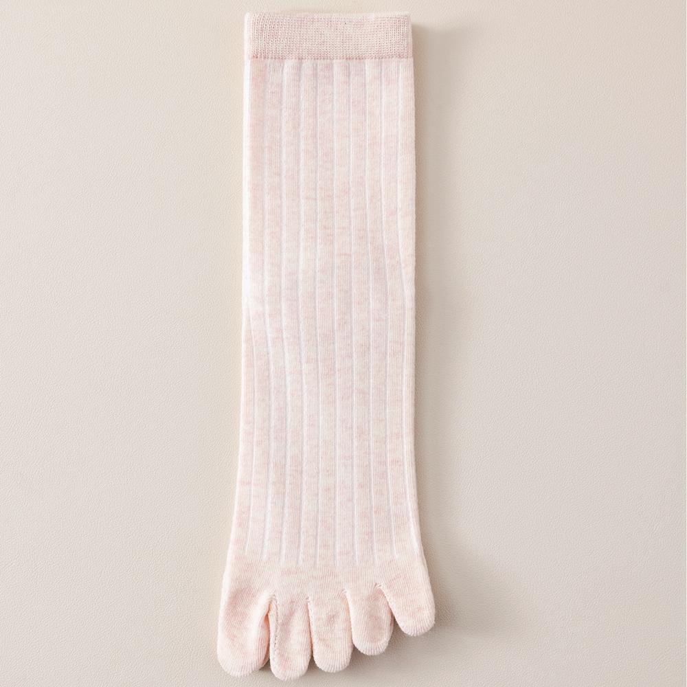 5 Pairs Toe Socks Women High Quality Cotton Five Finger Socks Middle Tube Crew Socks with Separate Fingers Four Seasons Hosiery