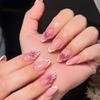 24pcs/set Detachable Press on Nails French Almond Fake Nail Tips New False Nail  Women