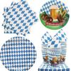 German Oktoberfest-Themed Party: Disposable Paper Plates, Cups, Tablecloths, Party Tableware, and Themed Decorations for Birthdays and Holidays