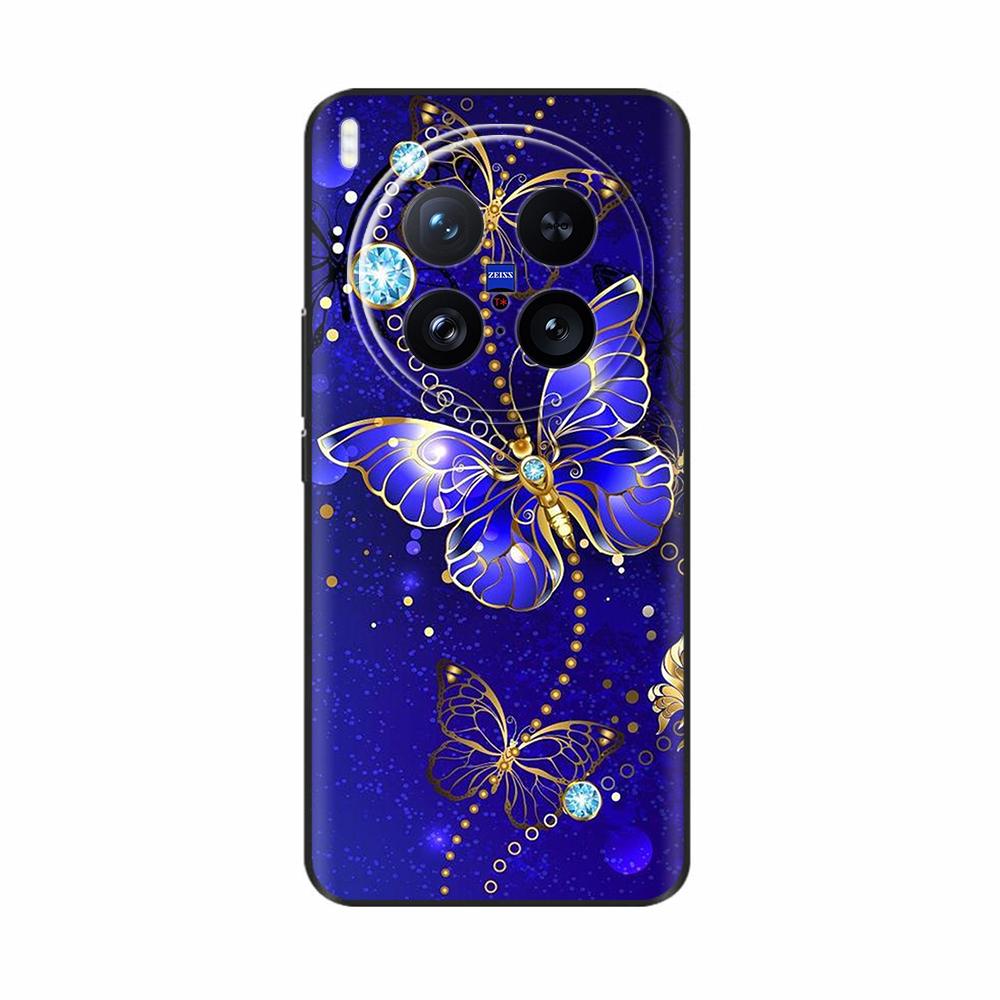 For VIVO X200 Ultra Case Cute Cartoon Painted Back Cover For VIVO X200 Pro Mini X100 Ultra Shockproof Shell Bumper Fundas Para