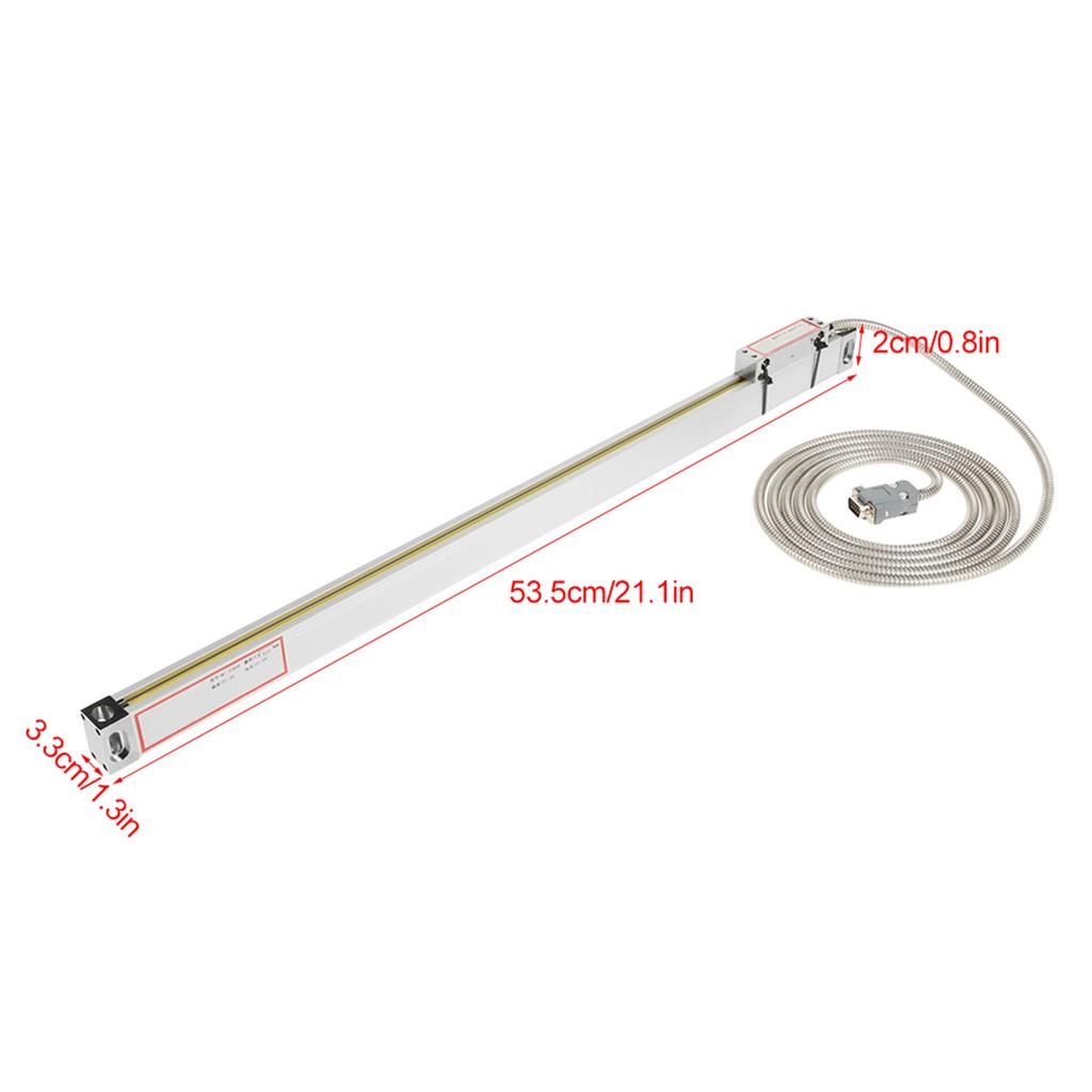 JC800 400mm Grating Digital Lathe Linear Electronic Scales Ruler 2AE/3AEAxis Digital Milling Linear Scales