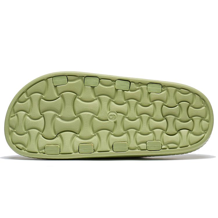 Li Ning Sports Trendy Collection Breathable Quiet Slide Slippers Men's Green AGAT007-2
