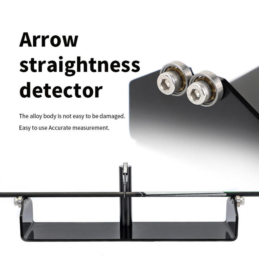Smooth Arrow Straightness Tester Detector Outdoor Shooting Arrow Detection Tool Alignment Squaring Tool Easy to Use