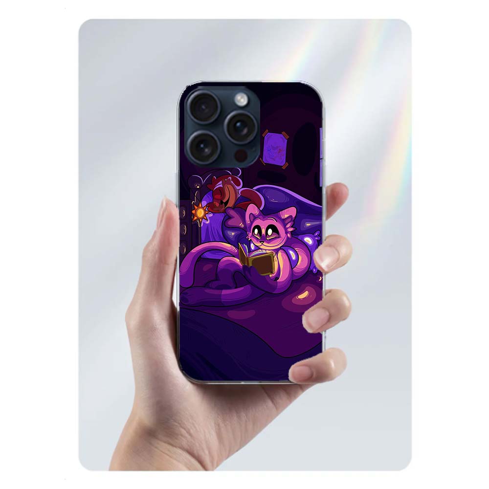 

Catnap and Dogday Cute Clear Phone Case For Iphone 17 Air 16 Pro Max 15 Pro 14 Plus 17E 16E 11 13 12 Mini Cover Cases Fundas Cel iPhone 11