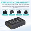 LP LP-E10 Battery Rechargeable, Charger Compatible with Canon EOS Rebel T7, T6, T5, T3, T100, 4000D, 3000D, 2000D, 1500D, 1300D, 1200D, 1100D & More