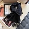 New plain color high quality solid color 111 scarf women's temperament versatile winter warm cashmere scarf