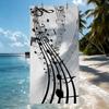 Musiknoten Klaviertasten Handtuch Schnelltrocknende Strandhandtücher Sind Geeignet Für Schwimmbäder Camping Yoga Und Das Fitnessstudio