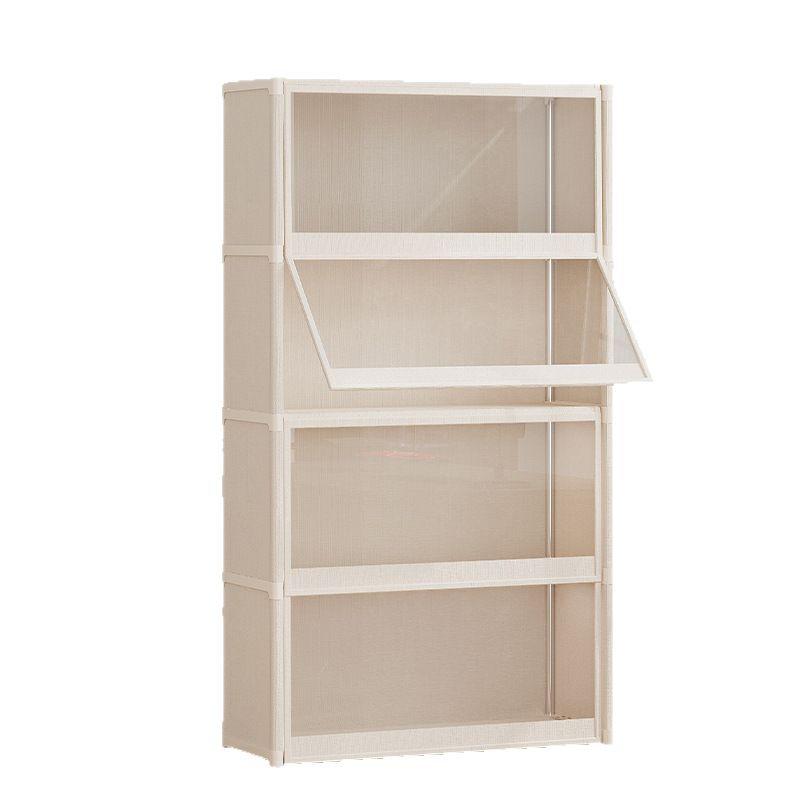 Children's Large Capacity Transparent Floor-standing Bookshelf & Storage Cabinet