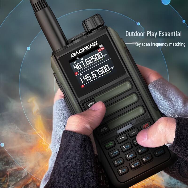 Baofeng UV5RH 10W High Power Walkie-Talkie with FM Radio (CN version)
