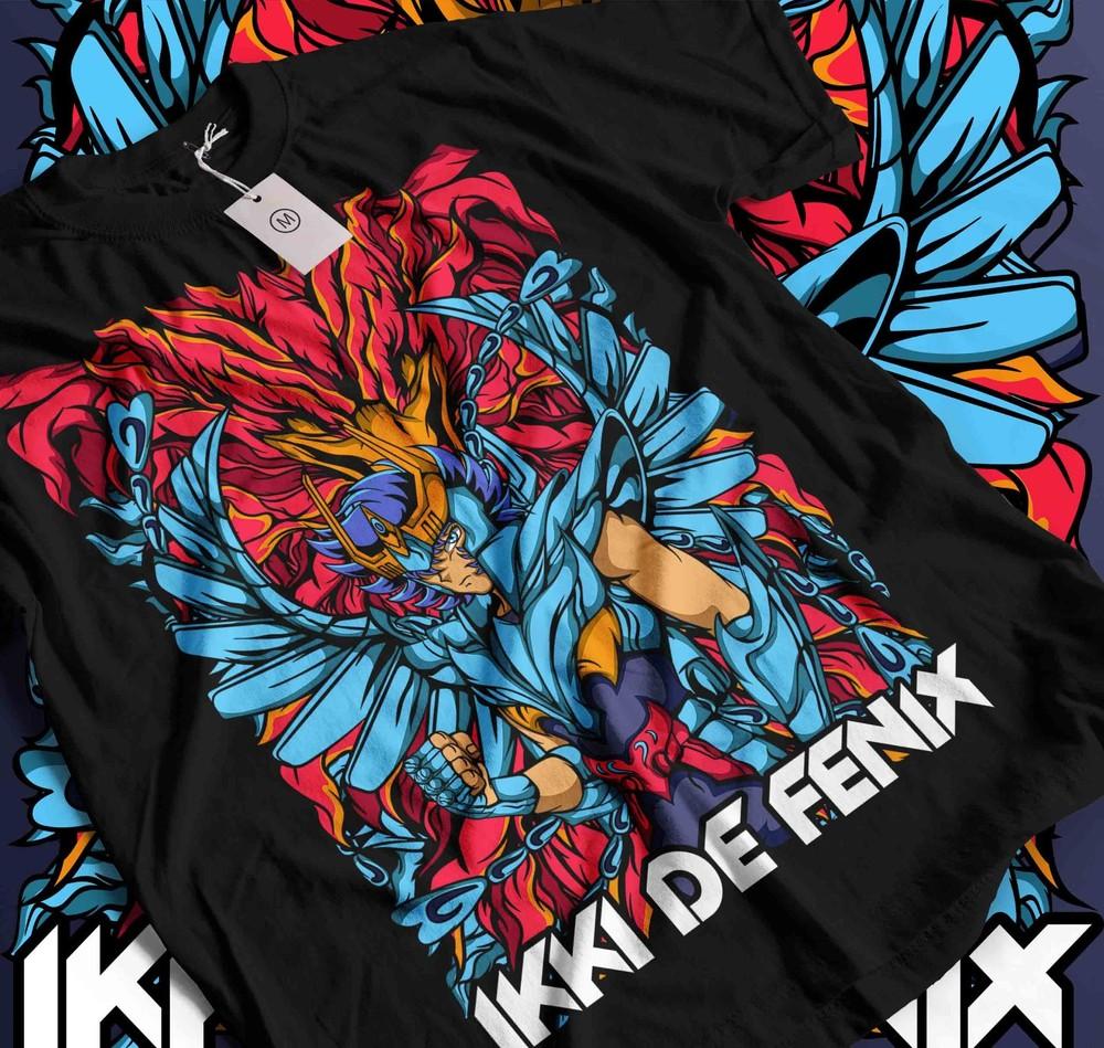 

Футболка Saint Seiya рыцари Зодиака Хёга Икки Аниме Сюн Футболка 553 4XL