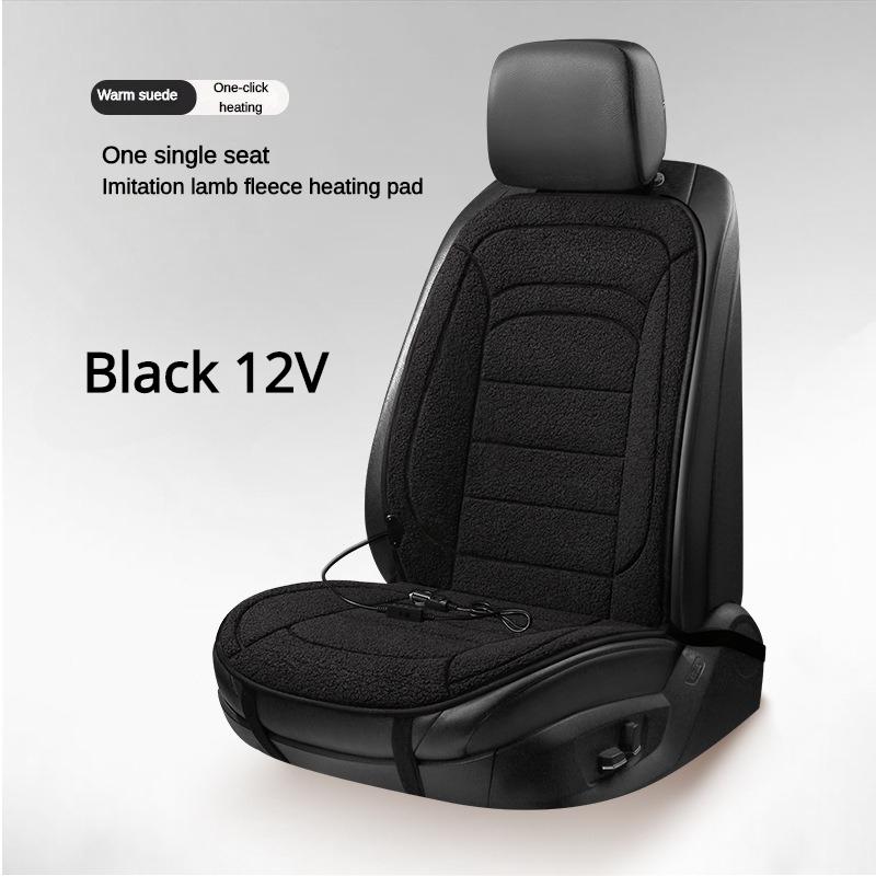Capa de assento de carro aquecida Almofada de aquecimento de carro Assentos aquecidos de inverno Aquecedor de assento de carro 12V Almofada de assento para costas e assento