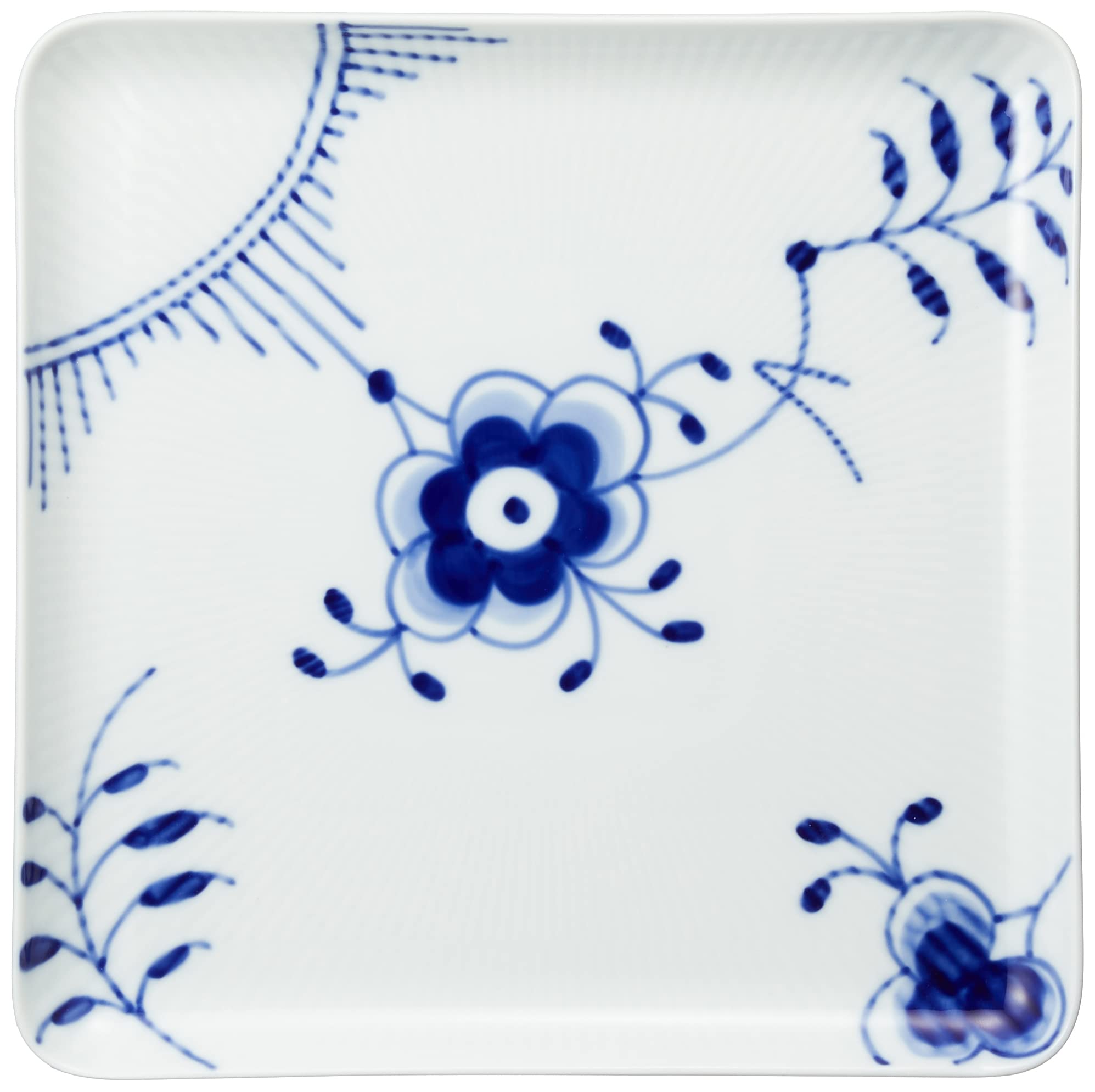 

[Officially Imported] Royal Copenhagen Blue Fluted Mega Square Dish, 20cm, Wedding Gift, 1027458