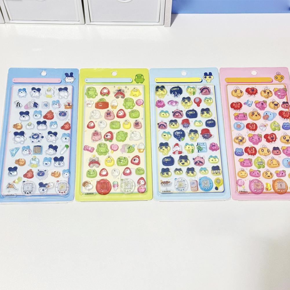 Kawaii Tamagotchi Stickers DIY Scrapbook Laptop Decal Bonbon Drop Seal Stickers Scrapbook Birthday Party Gifts
