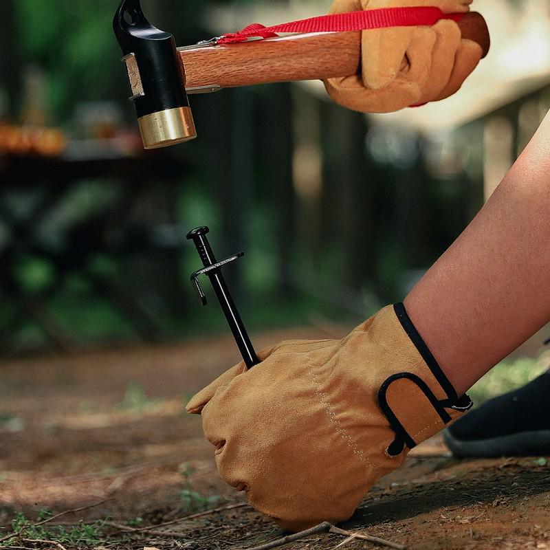 High-Strength Steel Ground Stakes for Camping, Mountaineering, Beach, and Snow Canopies