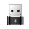 Adapter Otg Converter From Usb-C (Female) To Usb-A (Male) Black
