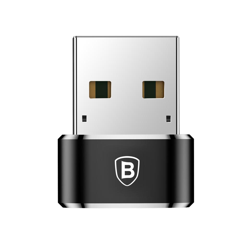 Adapter Otg Converter From Usb-C (Female) To Usb-A (Male) Black