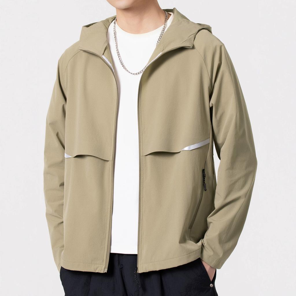 2026 spring cross-border new jacket men's thin outdoor sports and leisure sunscreen men's high-quality trendy men's jacket