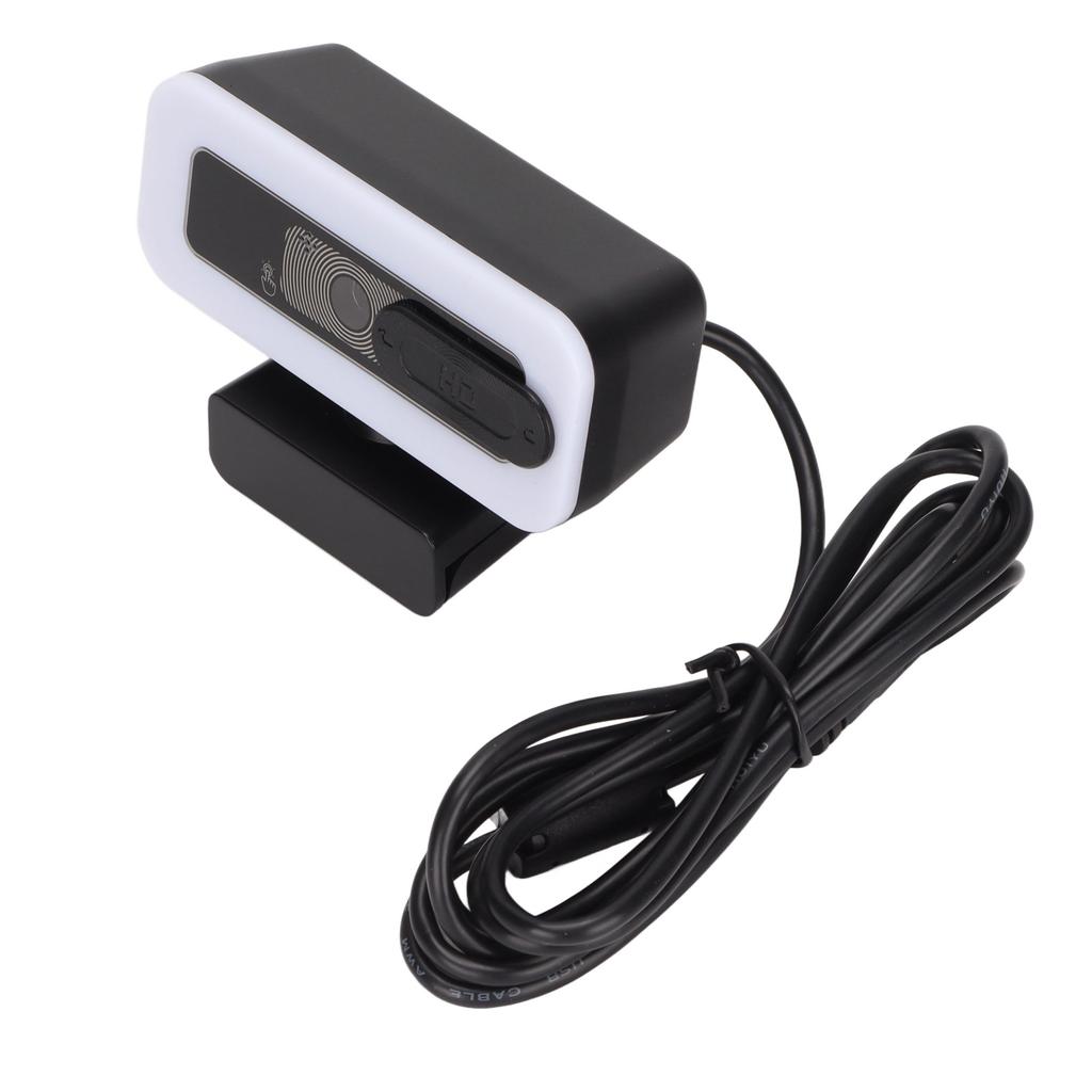 Webcam 2K USB Adjustable Brightness Auto Focusing Inbuilt Mic Plug and Play Computer Camera