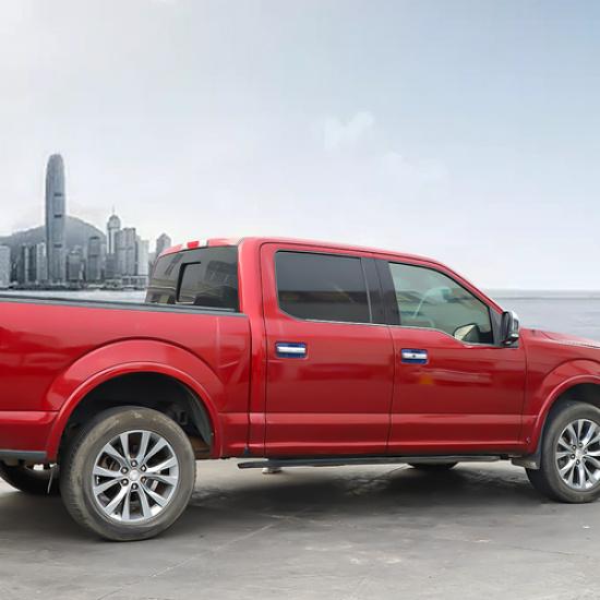 Exterior Door Latch Handle Bowl Bezels COVERS BLUE Fit For 2015- Ford F-150