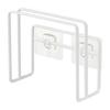 Yamazaki Jitsugyo Film Hook Cutting Board Holder White Body: Approximately W12 X D5.7 X H12cm (Film Hook Not Included) Tower Cutting Board Storage