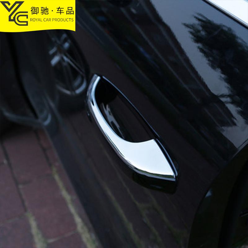 For Porsche Macan 95B 2014 2015 2016 2017 2018   Chrome Car Door Handles Cover Trim Styling Stickers Auto