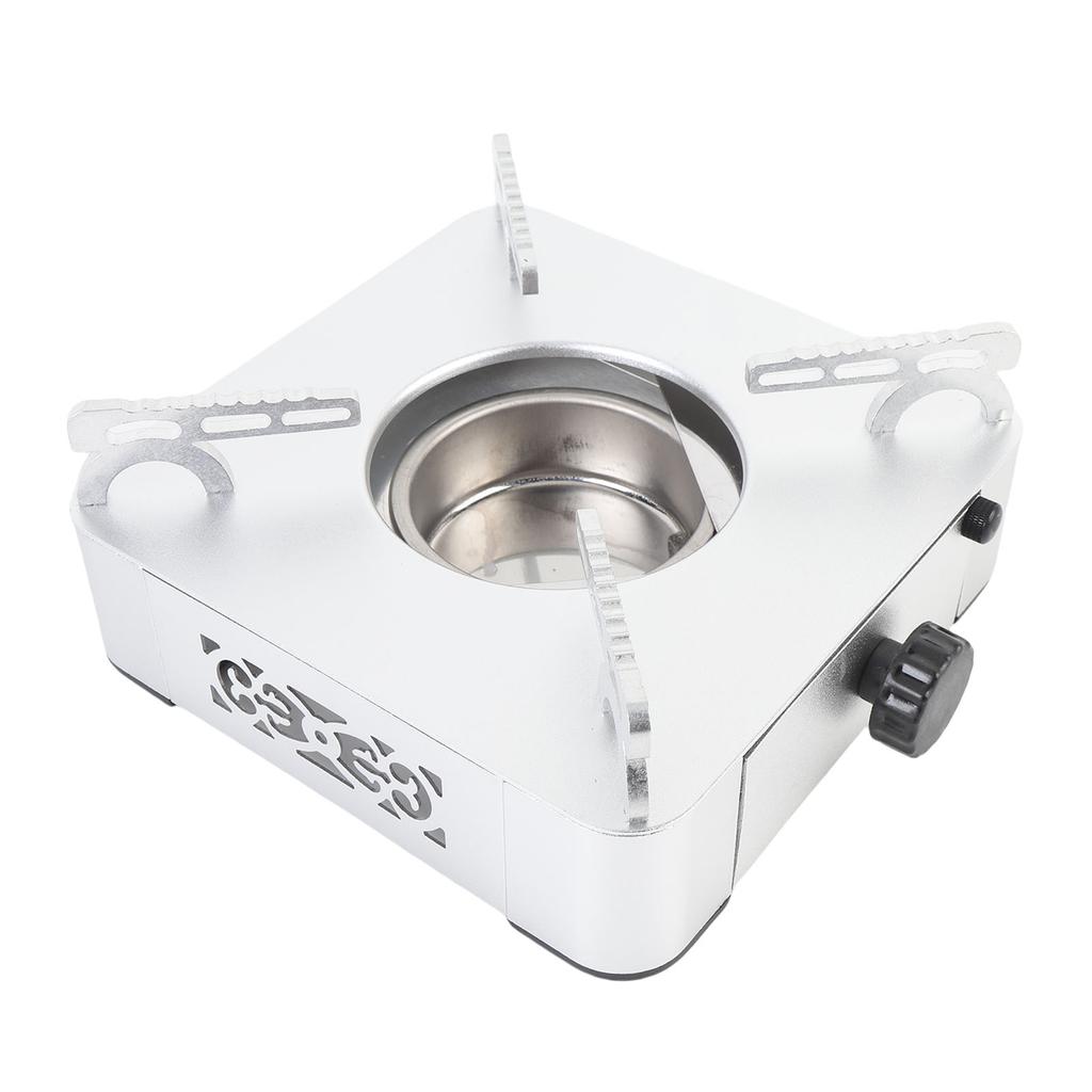 Alcohol Stove Aluminum Alloy Portable Even Heating Backpacking Stove for Hiking Camping BBQ Picnic Outdoor Cooking
