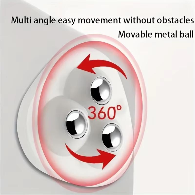 4pcs Heavy-Duty Mini Rolling Wheels with 360° Swivel Base Stainless Steel Bearings for Furniture Cabinets Storage Box Workshop