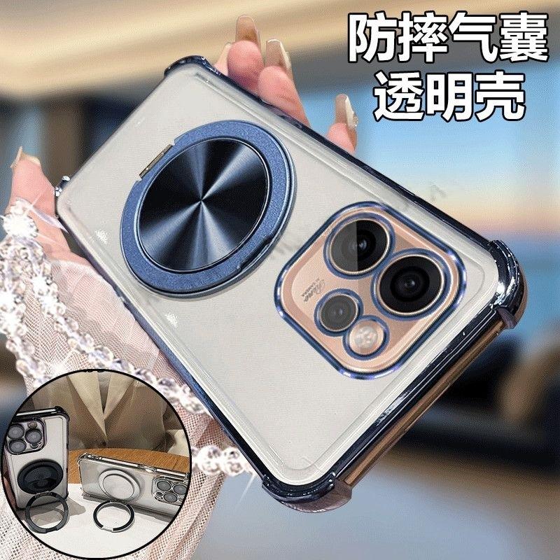 For OPPO Reno 15F 15FS 5G Case Clear Luxury For Magsafe Bracket Plating Protective Back Case For OPPO Reno 15FS 15F Shell Bumper