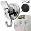 2Pcs Heavy Duty Suction Cup Hooks Hanger TPU Suckers For Window Bathroom Kitchen