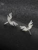 Angel Wings Zircon Bridal Jewelry Set: Necklace & Earrings