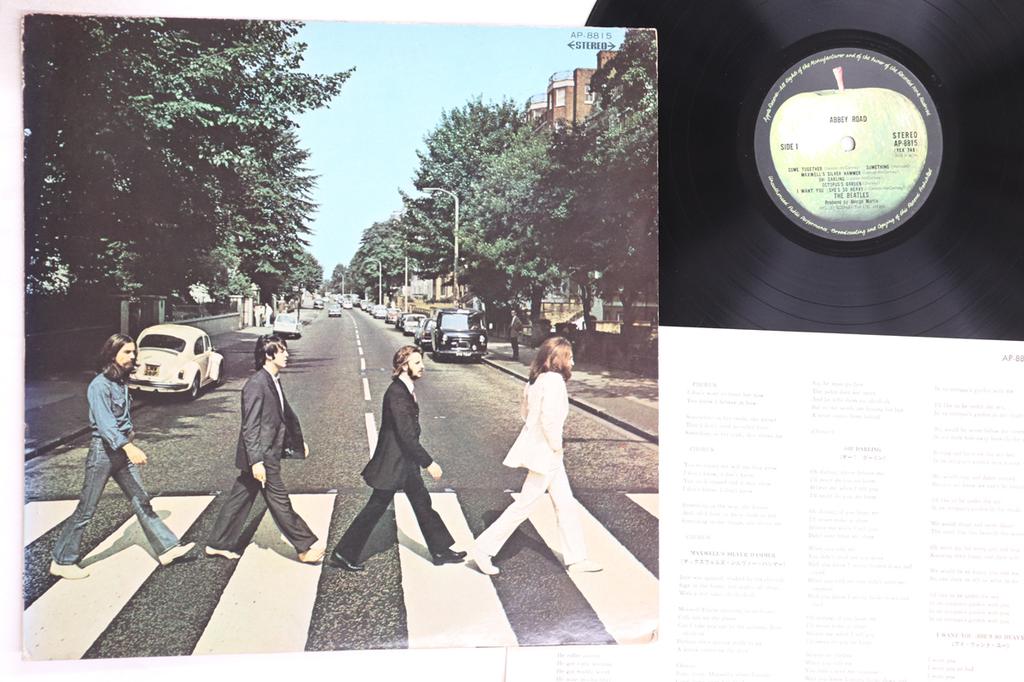 LP Record BEATLES - Abbey Road AP8815 APPLE 1969 Japan Rock Used