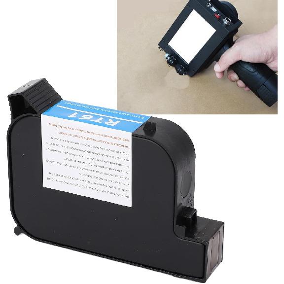 Asixxsix RT61 Ink Cartridge, 42ML Black Ink Cartridge Replacement Quick Dry Ink Cartridge for SC12 SC12T CP12 CP12W SC12KJ 12.7mm Handheld Inkjet