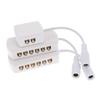 4/6/12ports 4/6/12Ports Hub Splitter Distributer Connector LED Cabinet Light Adapter Junction Box