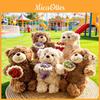 Peluche Orsacchiotto con Decorazioni Floreali per Regalo di San Valentino e da Collezione